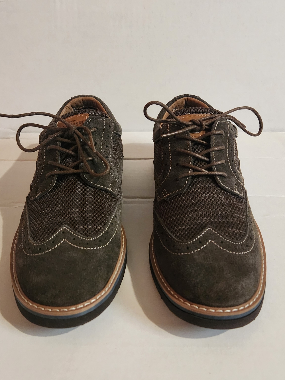 Nunn Bush Men's Brown Wingtip Derby Shoes
